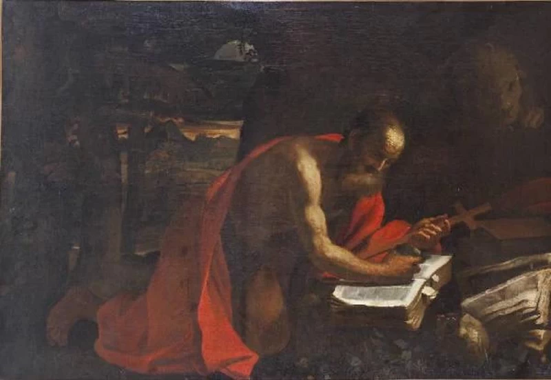 San Girolamo traduce la Bibbia - ASST della Valle Olona, attribuito